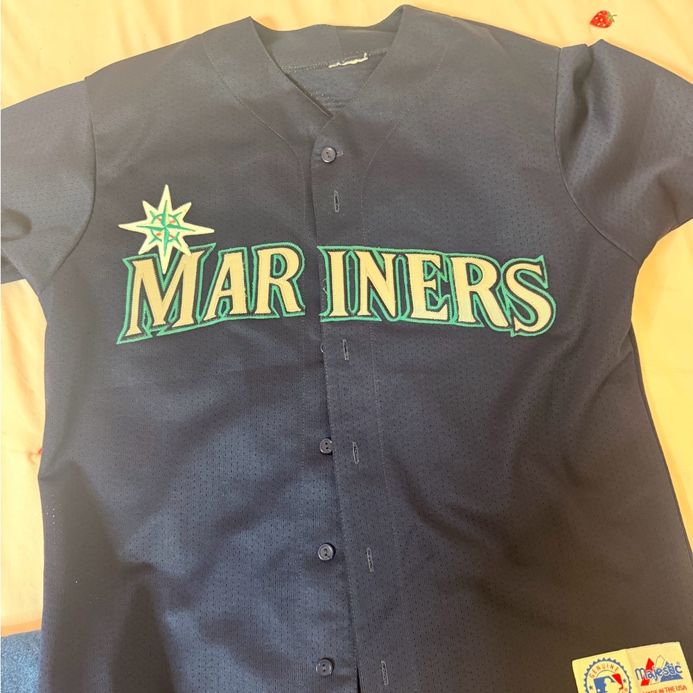 Majestic Navy Blue Sports Jersey